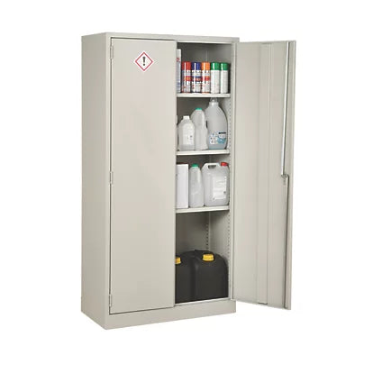 High Durable Grey  3-Shelf Coshh Cabinet For Safety Protection - 915mm