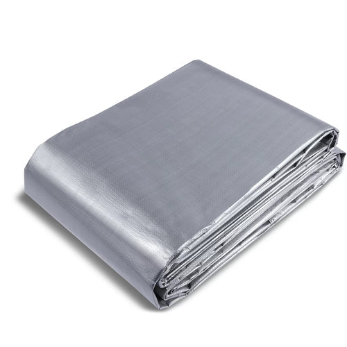 Waterproof Heavy Duty Silver Tarpaulin 140gsm Silver Tarp Sheet