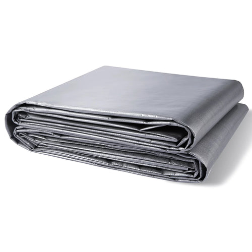 Waterproof Heavy Duty Silver Tarpaulin 140gsm Silver Tarp Sheet