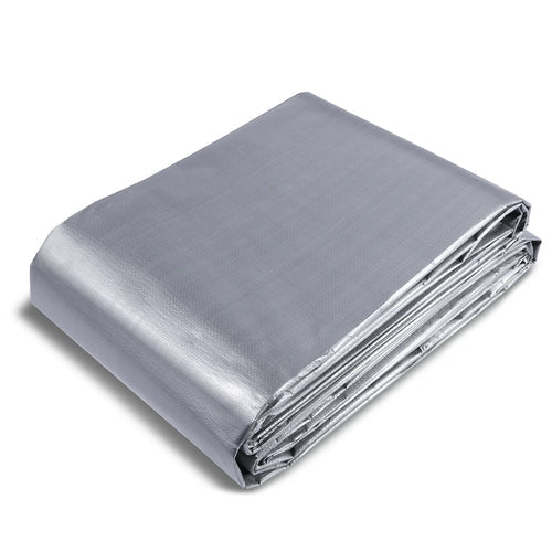 Waterproof Heavy Duty Silver Tarpaulin 140gsm Silver Tarp Sheet