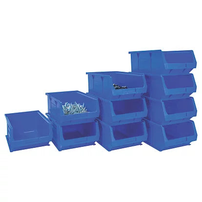 Industrial Grade Blue Single-Sided Storage Bin Kit For Storage Solution