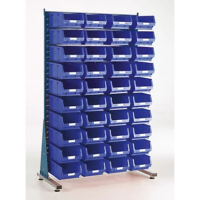 Industrial Grade Blue Single-Sided Storage Bin Kit For Storage Solution