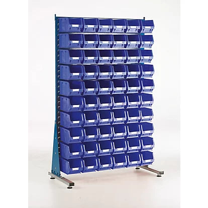 Heavy Duty Single-Sided Storage Bin Kit For Garages - 1000mm