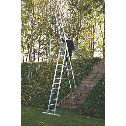 Heavy Duty Aluminium Combination Ladder For Home & Professional Use - 9.61m