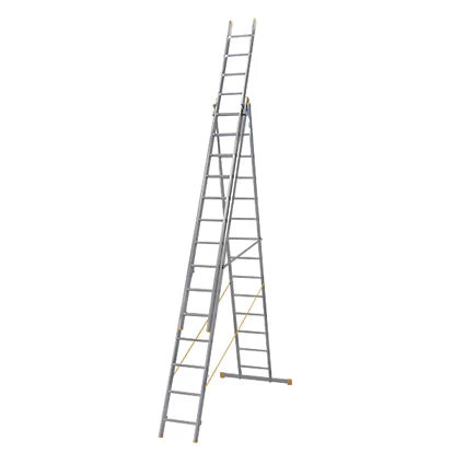 Heavy Duty Aluminium Combination Ladder For Home & Professional Use - 9.61m