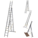 Heavy Duty Aluminium Combination Ladder For Home & Professional Use - 9.61m