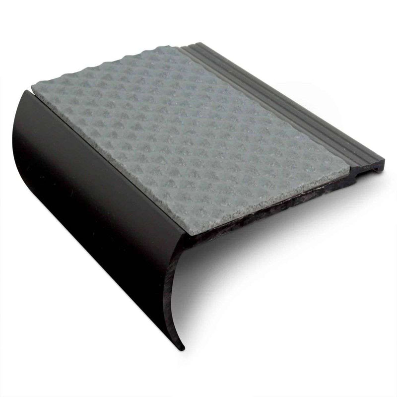 Tredsafe 72mm x 38mm Heavy-Duty Non-Slip Stair Nosing Premium Hard Nose PVC for Safety & Durability