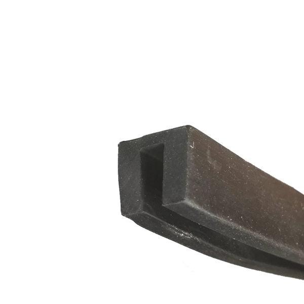 Flexible Square Profile Rubber Trim 9mm x 6mm for 3mm Edge Protection for Automotive and Furniture