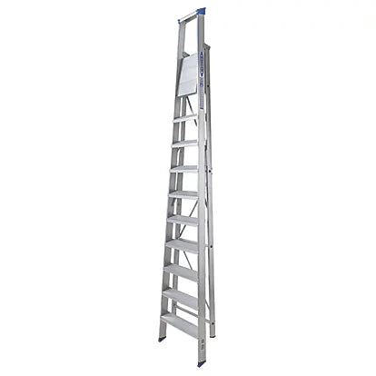 High-Quality Aluminium 10-Step Platform Step Ladder For Various Applications