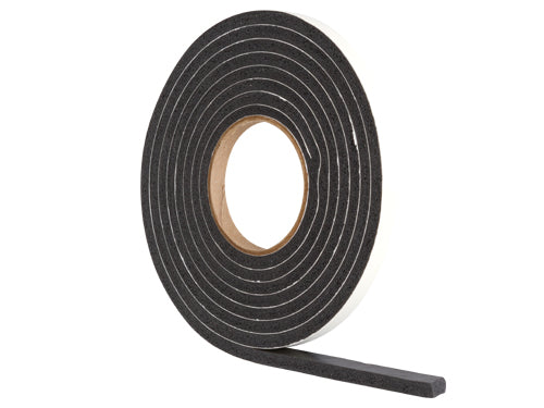 Premium Quality Self-Adhesive Black Extra Thick Weatherstrip For Superior Seal - 6 Pack