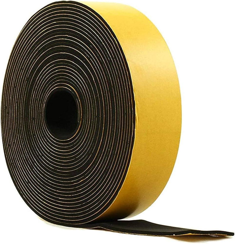 Neoprene Foam Seal 25mm x 10mm with Adhesive Backing for Automotive and Industrial Use