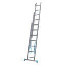 Industrial Quality Aluminium Combination Ladder For Various Applications - 4m