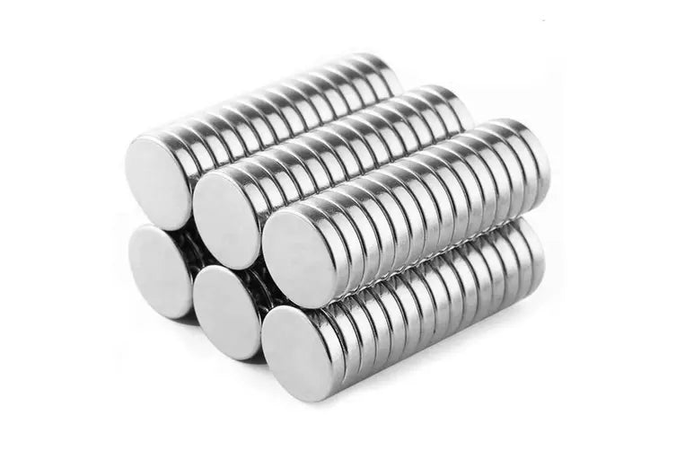 Pack of 100 Silver Neodymium 1.5mm Disc Magnets N35  For Industrial Applications