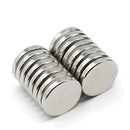 Industrial Quality Neodymium Disc N35 Silver Magnets With Plastic Spacers