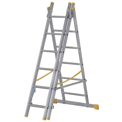 Premium Aluminium Combination Ladder For Indoor & Outdoor Use - 3.78m