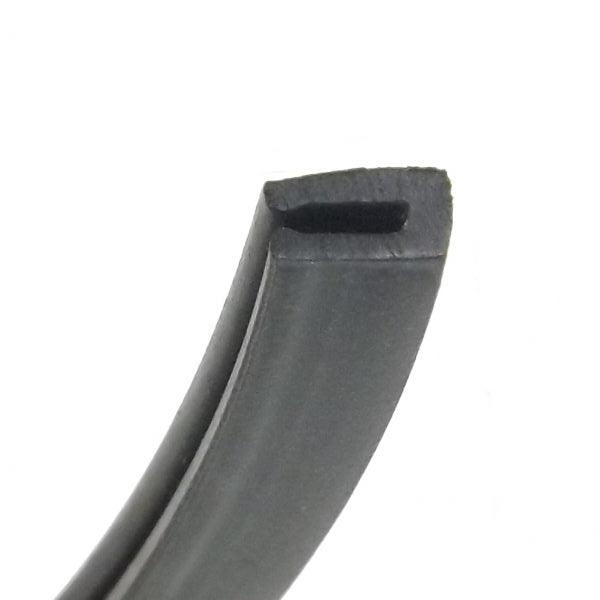 Simple Push-On Installation 6mm x 3mm Small Flexible  Rubber U Channel for Marine, and Industrial Applications