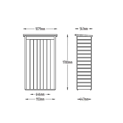 High Performance Pent Shiplap Timber Tool Store For Outdoor Storage Solution