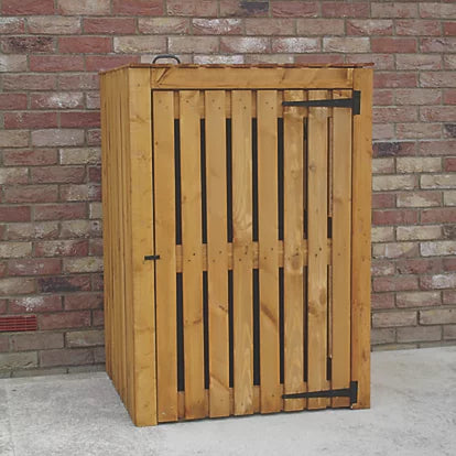 Heavy Duty Slatted Frame Single Timber Bin Store - 2ft 6" x 2ft 6"