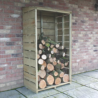 Industrial Quality Timber Log Store For Maximum Protection - 3' x 1'-6"