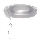 Flexible Worktop Seal Strip Trim High-Quality No-Silicone Edge Seal for Kitchens  Baths Durable Easy Fixing Eco-Friendly