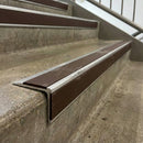 Aluminium Non-Slip Stair Nosing 75×58mm | DDA Compliant Safety Edging UK
