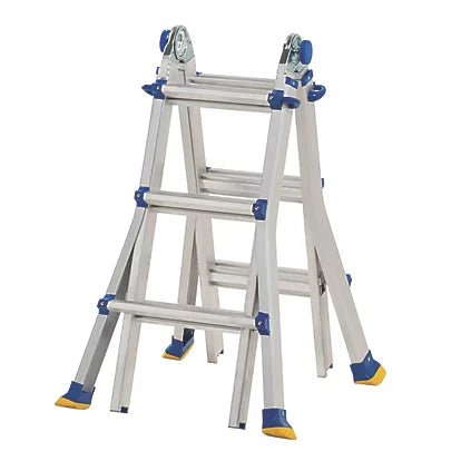 Industrial Quality Aluminium Combination Ladder For Commercial Site Use - 2.94m