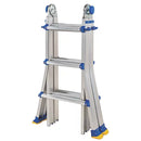 Industrial Quality Aluminium Combination Ladder For Commercial Site Use - 2.94m