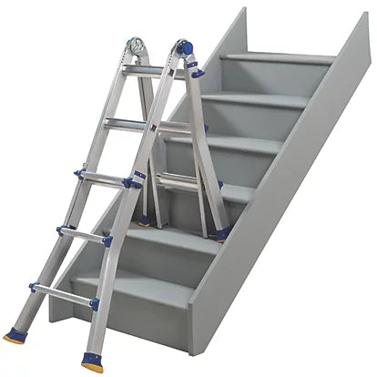 Industrial Quality Aluminium Combination Ladder For Commercial Site Use - 2.94m