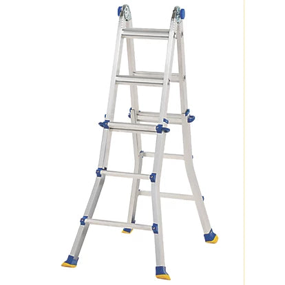 Industrial Quality Aluminium Combination Ladder For Commercial Site Use - 2.94m