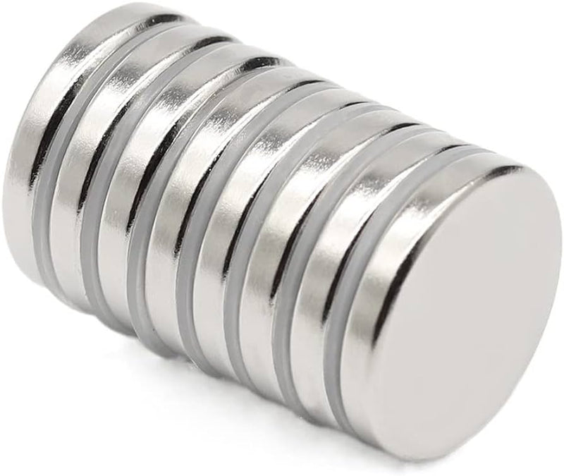 Pack of 10 N35  Grade Silver Neodymium  3mm  Disc Magnets