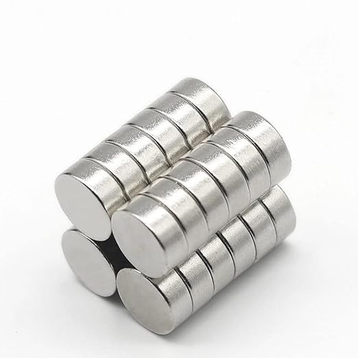 Silver Neodymium 3mm  Disc Magnets N35 Grade 100-Pack