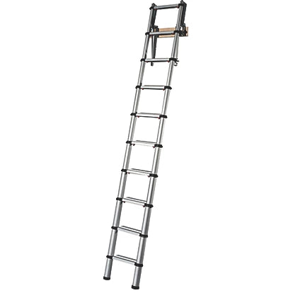 High Impact Aluminium Telescopic Loft Ladder For Home Use - 2.88m