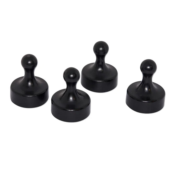 High Durable 10Pcs Large Black Tenpin Magnets - 20mm x 25mm