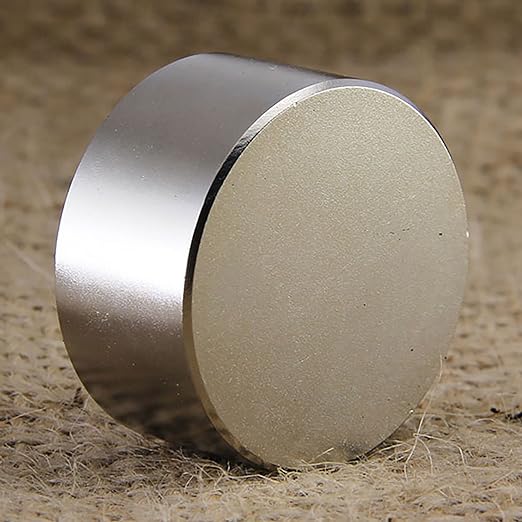 Neodymium Disc N35 Silver Magnets With Plastic Spacers - 22mm Diameter