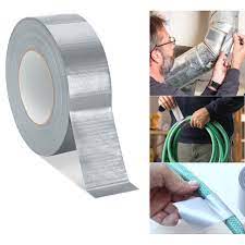 Industrial Original Silver Cloth Tape For Interior & Exterior Applications