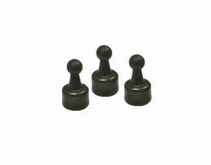 High-Performance 20mm Small Black Tenpin Magnets - Pack of 10