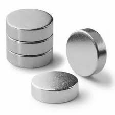 Pack of 10 Neodymium Silver Disc Magnet N35 Nickel Plated 6mm With Plastic Spacers