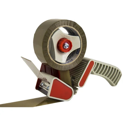 Heavy Duty Hand-Held Tape Dispenser For Steadying & Bundling