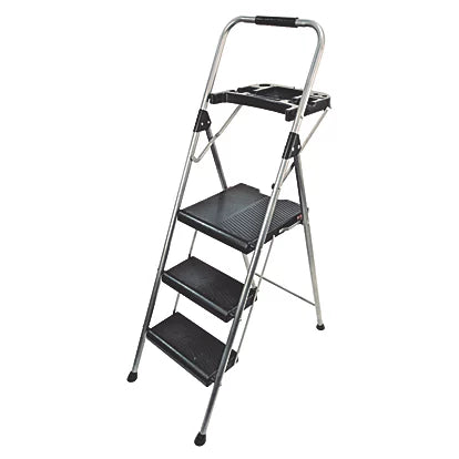 High Qality 3-Step Folding Step Stool With Platform Perfect For Home & Garage Projects