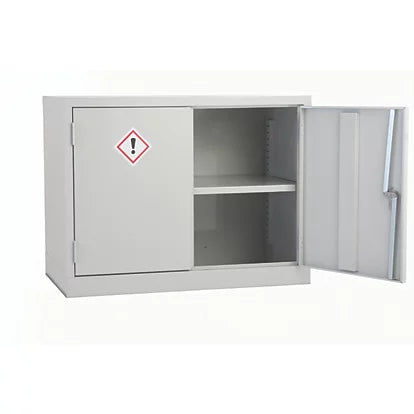 Premium Quality Grey 1-Shelf Coshh Cabinet For Safety Protection