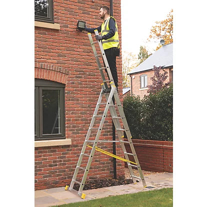 High-Quality Lightweight Aluminium Combination Ladder - 5.18m