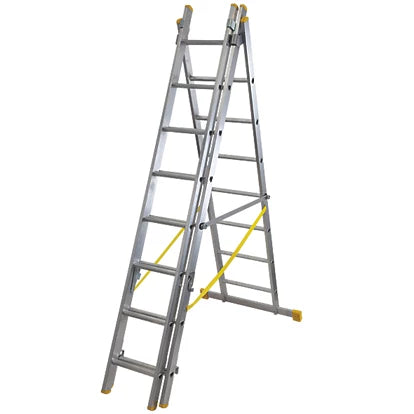 High-Quality Lightweight Aluminium Combination Ladder - 5.18m