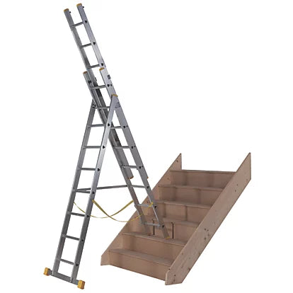 High-Quality Lightweight Aluminium Combination Ladder - 5.18m