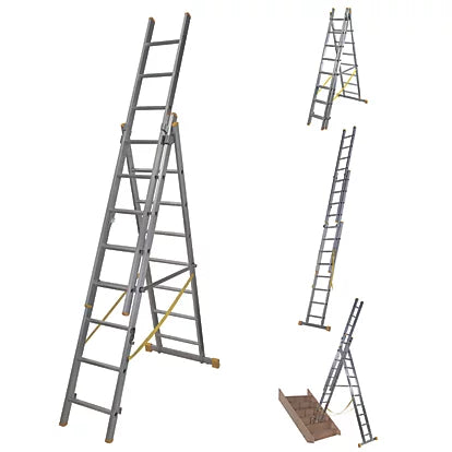 High-Quality Lightweight Aluminium Combination Ladder - 5.18m