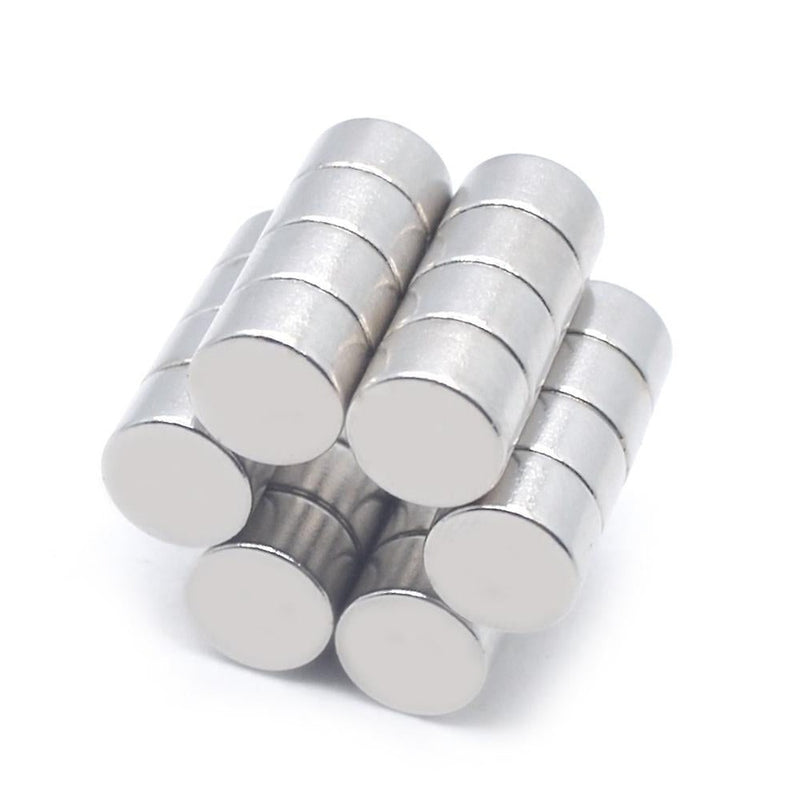 High-Performance 4mm Silver Neodymium Disc N35 Magnets - Pack of 10