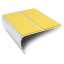 Premium Aluminium Stair Edge Trim 87mm x 40mm Non-Slip PVC Insert
