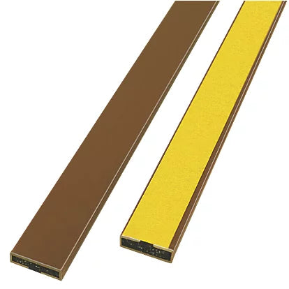 Heavy Duty Brown Self-Adhesive Intumescent Fire Seals For Fire Door Protection