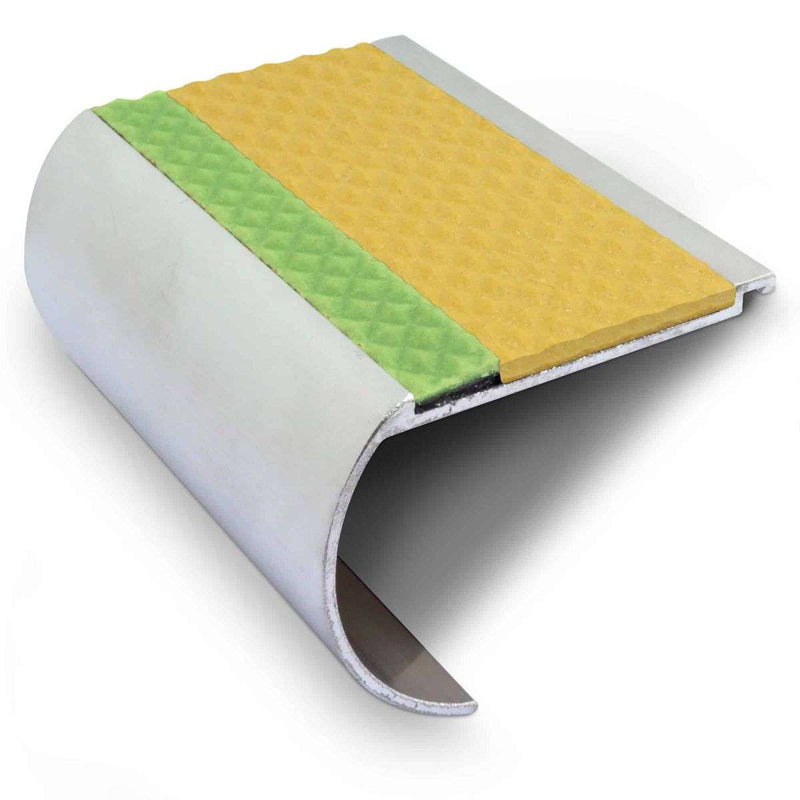 Non-Slip Stair Nosing 71x55mm Premium Edge Protection &amp; Illuminated Safety Solution for Homes & Businesses