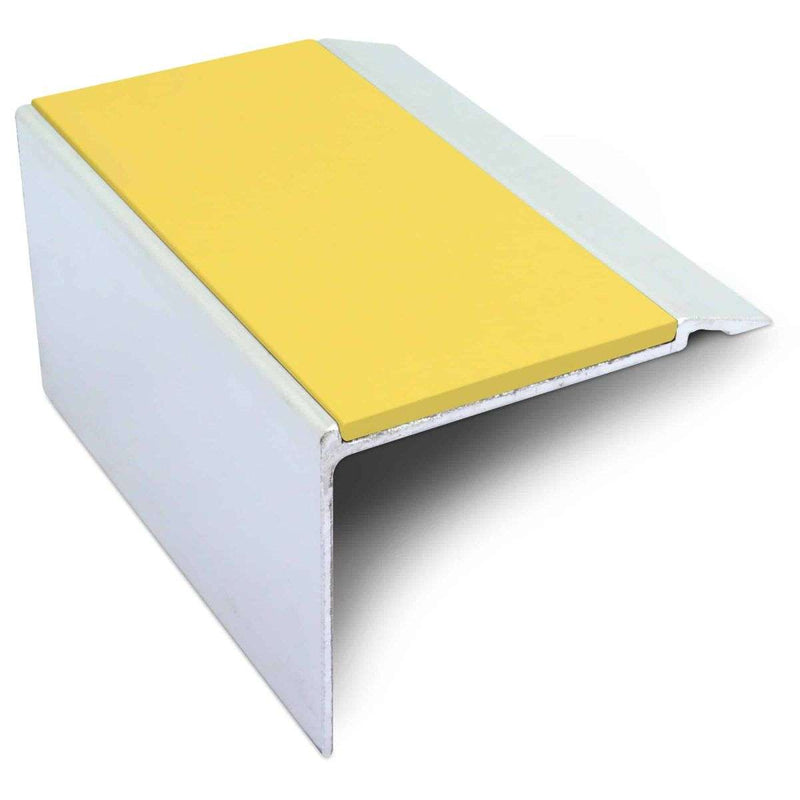 Heavy-Duty 72 x 55mm Stair Nosing with PVC Insert DDA Compliant