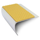 Tredsafe 69x40mm Aluminium Stair Nosing Premium Non-Slip Edge Trim with PVC Insert for Commercial & Industrial Use